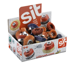 Sada kartáčů z abrazivního nylonu pro vrtačky (20 kusů)