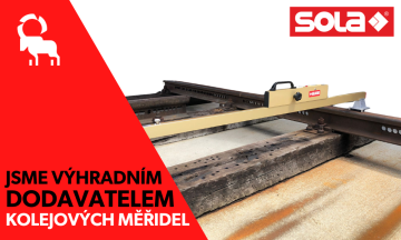 Výhradní distribuce SOLA pro měření na železnici