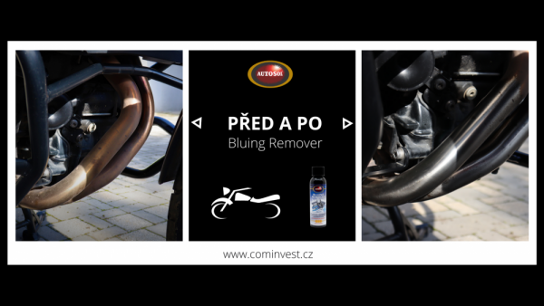 Výhodná dárková sada na výfuk motorky: čistič Bluing Remover a pasta Metal Polish