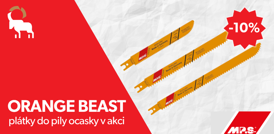 Profi pilové plátky Orange Beast v akci🪚