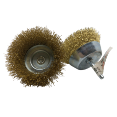 Sada kartáčů z pomosazené oceli pro vrtačky (40 kusů)