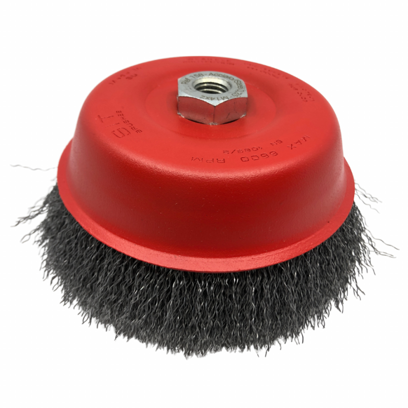 Hrncový kartáč kadeřavý - ocel (T)