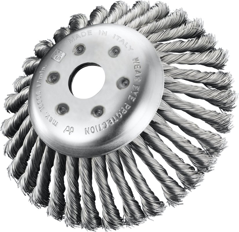 Ocelový kartáč na křovinořez 200 mm