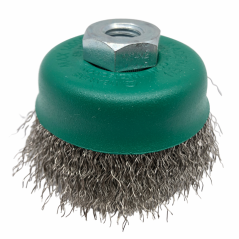 Hrncový kartáč kadeřavý - nerez (T)