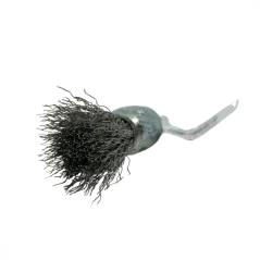 Štětcový kartáč kadeřavý - nerez (PE)