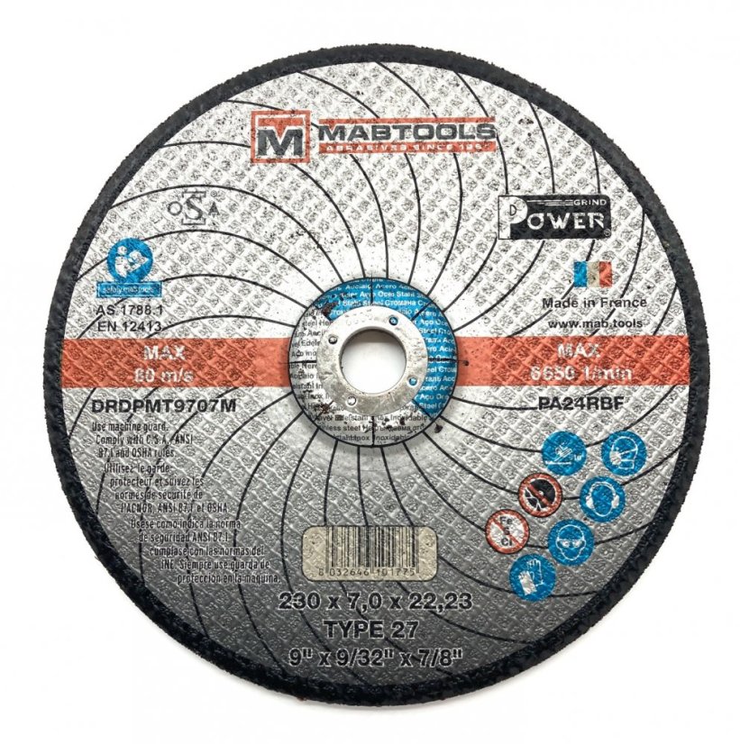 Brusný kotouč ocel 230 Power Grind