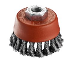 Hrncový kartáč copánkový - ocel (TZ)