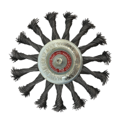 Obvodový kartáč copánkový - ocel (GZ)