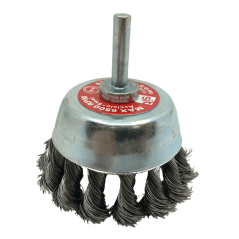 Hrncový kartáč copánkový TGZ70 ocel 70 mm