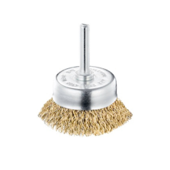 Hrncový kartáč kadeřavý (TE) pomosazená ocel