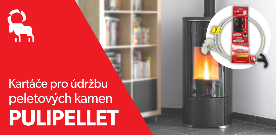 Pečujte o peletová kamna s kartáči PULIPELLET🔥