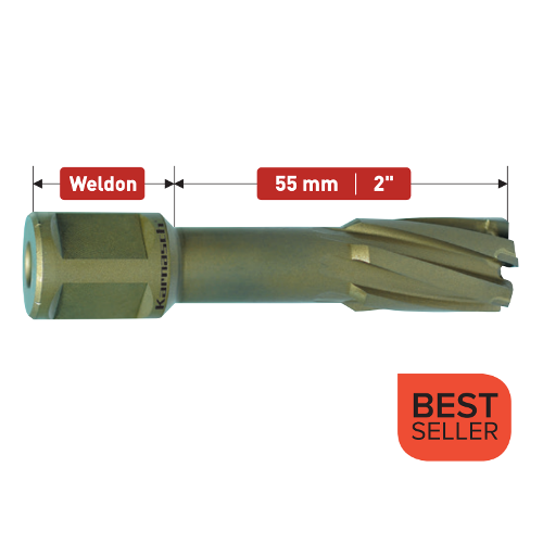 Jádrový vrták do kovu Karnasch Hard line délka 55 mm