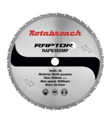 Řezný kotouč Raptor 355 mm