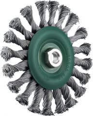 Obvodový kartáč copánkový nerezový (řada U)