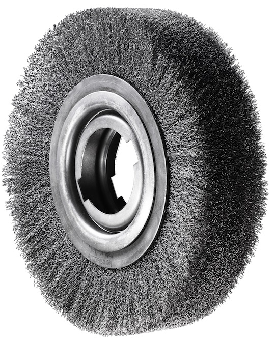 Obvodový kartáč kadeřavý 10255 typ upínání 80 mm ocel 250 mm