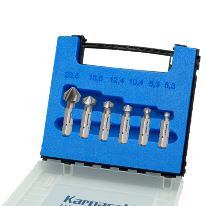 Sada krátkých záhlubníků nepovlakovaných