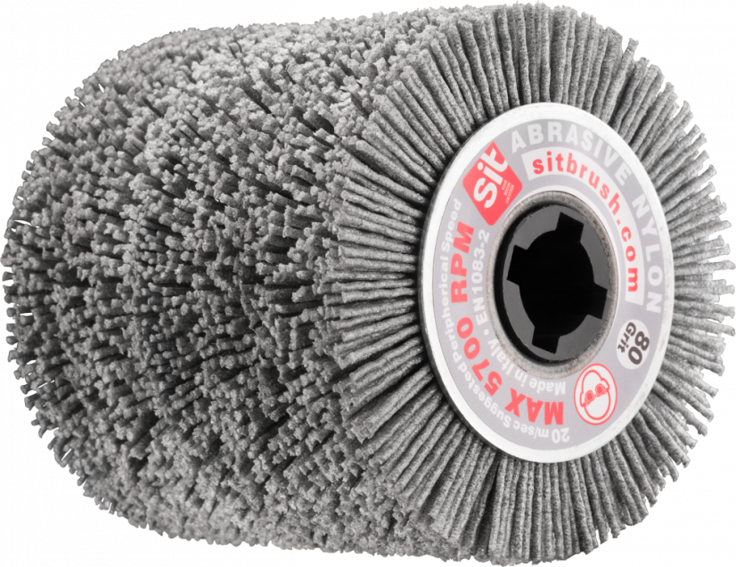 Kartáčovací válec Flex abrazivní nylon 100 mm s vysokou hustotou