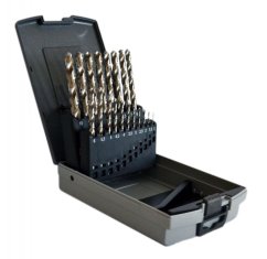 Sada vrtáků HSS vybrušovaný 1-10 mm 19ks