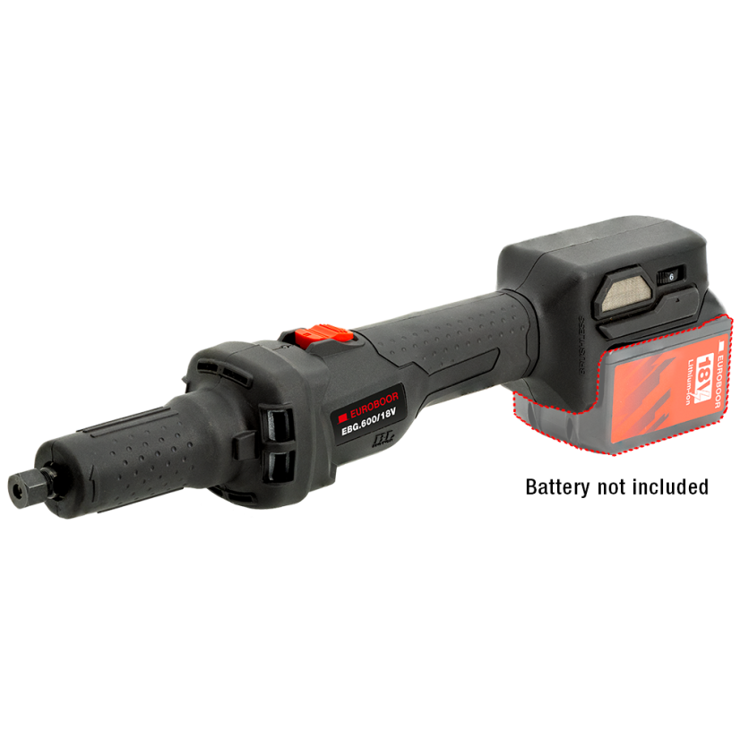 Akumulátorová přímá bruska EBG.600/18V (bez baterie a nabíječky)