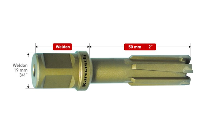 Jádrový vrták do kovu Hardox-Line délka 50 mm (201690)