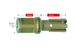 Jádrový vrták do kovu Hardox-Line délka 25 mm (201680)