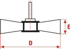 Obvodový kartáč G100B - nylon (100 mm)