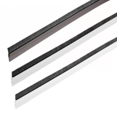 Samolepící těsnící kartáčová lišta na dveře PVC, délka 1 m