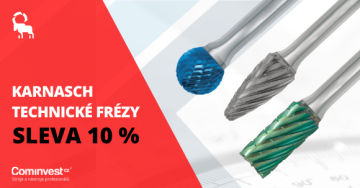 SLEVA 10 % na technické frézy