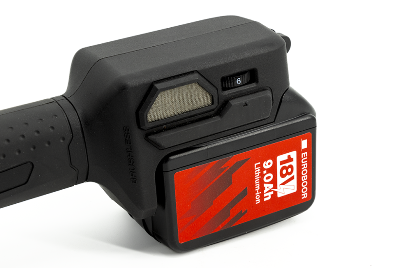 Akumulátorová přímá bruska EBG.600/18V (bez baterie a nabíječky)