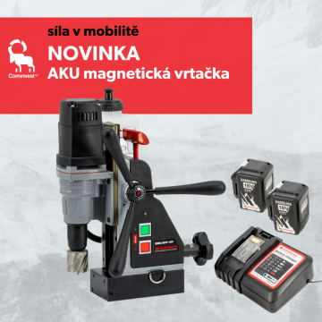 Novinka AKU magnetická vrtačka - síla v mobilitě.
