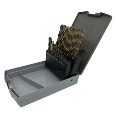 Vrtáky Sada HSS 5%Co 1-10mm 19ks