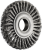 Obvodový kartáč copánkový U8252 ocel 250 mm