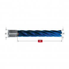 Jádrový vrták do kovu Blue Line délka 110 mm (201280)