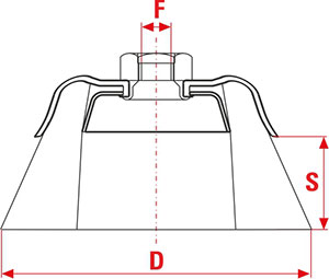 Hrncový kartáč kadeřavý - mosaz, průměr 80 mm (T80)