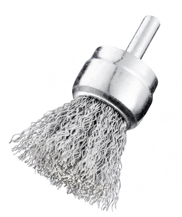 Štětcový kartáč kadeřavý - ocel (P)