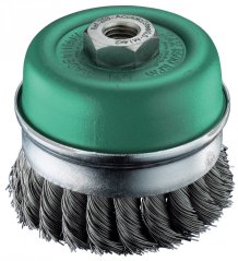 Hrncový kartáč copánkový zpevněný - nerez (TU)