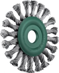 Obvodový kartáč copánkový nerezový (řada U)