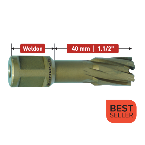 Jádrový vrták do kovu Karnasch Hard line délka 40 mm