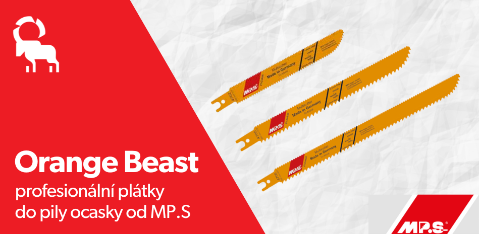 Orange Beast - profi pilové plátky🪚