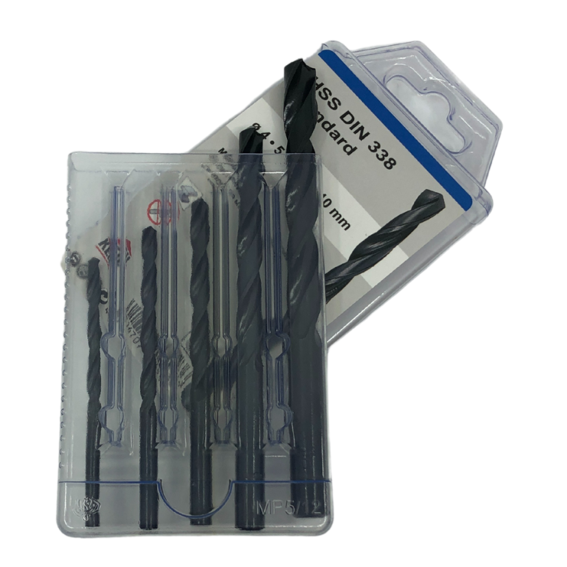 Sada vrtáků HSS 4-10mm 5ks Sada vrtáků HSS 4-10mm 5ks