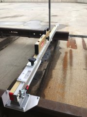 Rozchodka ULM-OT82 1435mm s měřidlem výšky nástupiště