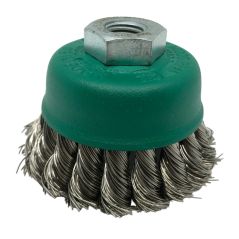 Hrncový kartáč copánkový - nerez, průměr 75 mm (TZ70)