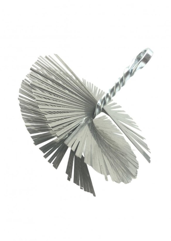 Komínové kartáče nerezové kulaté