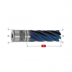 Jádrový vrták do kovu Blue Line Fein délka 40 mm (201146)