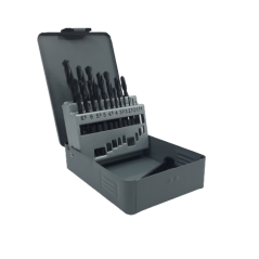 Sada vrtáků HSS 1-10 mm 19 ks kov.obal