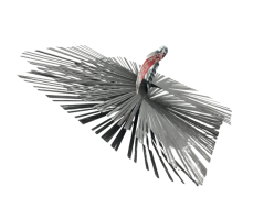 Komínové kartáče ocelové hranaté