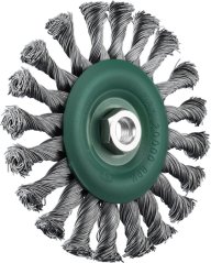 Obvodový kartáč copánkový M14 nerez 180 mm