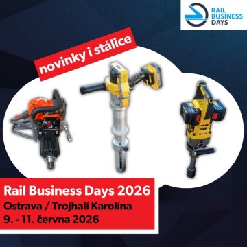 Vystavujeme na Rail Business Days 2026