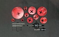 55945 Sada vrtacích korunek Bi-Metal, 14 ks