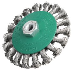 Kónický kartáč copánkový - nerez (CZ)